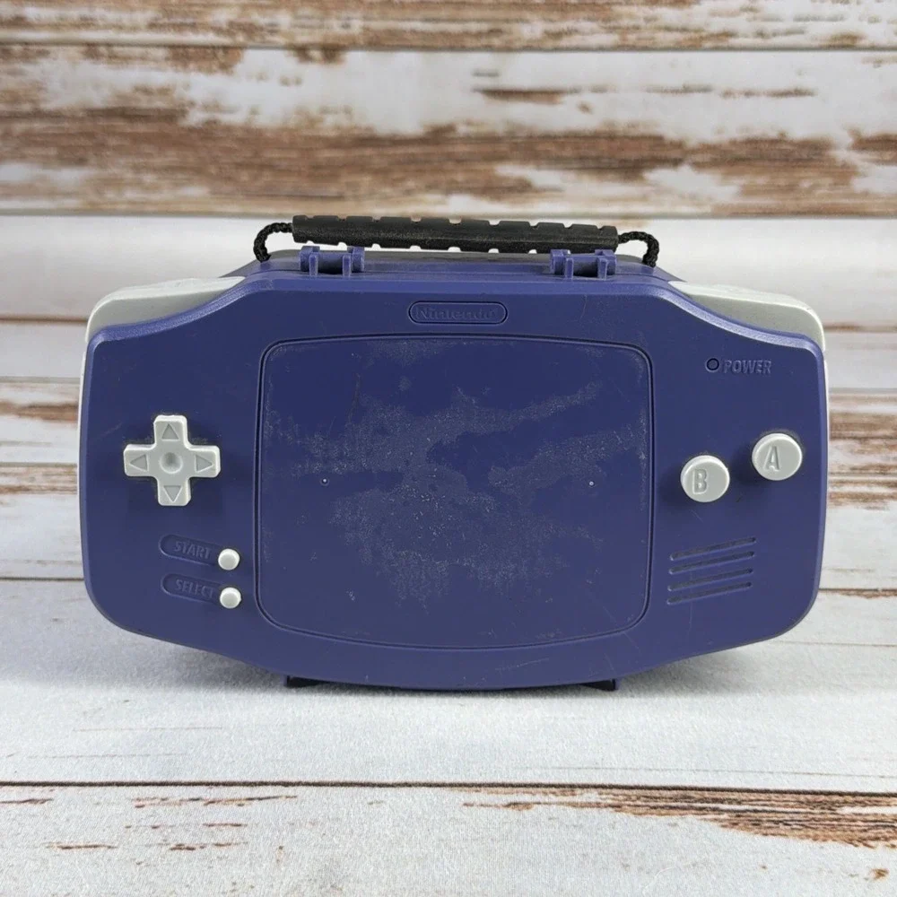 RARE Official Game Boy Advance Hard Shell Carrying Case Indigo Purple